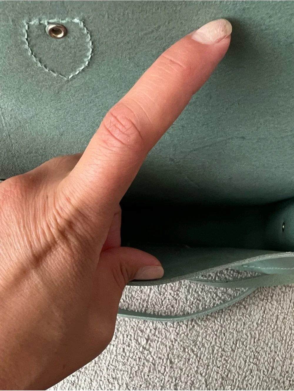 Mint Green Crossbody Satchel Handbag